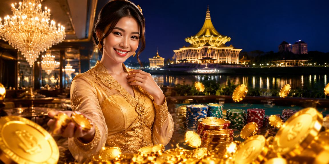 Pertaruhan sukan gaya Sarawak dengan pakaian tradisional kebaya